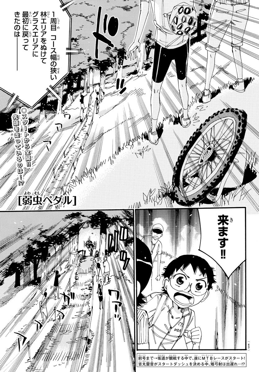 Yowamushi Pedal Chapter 561 1ページ