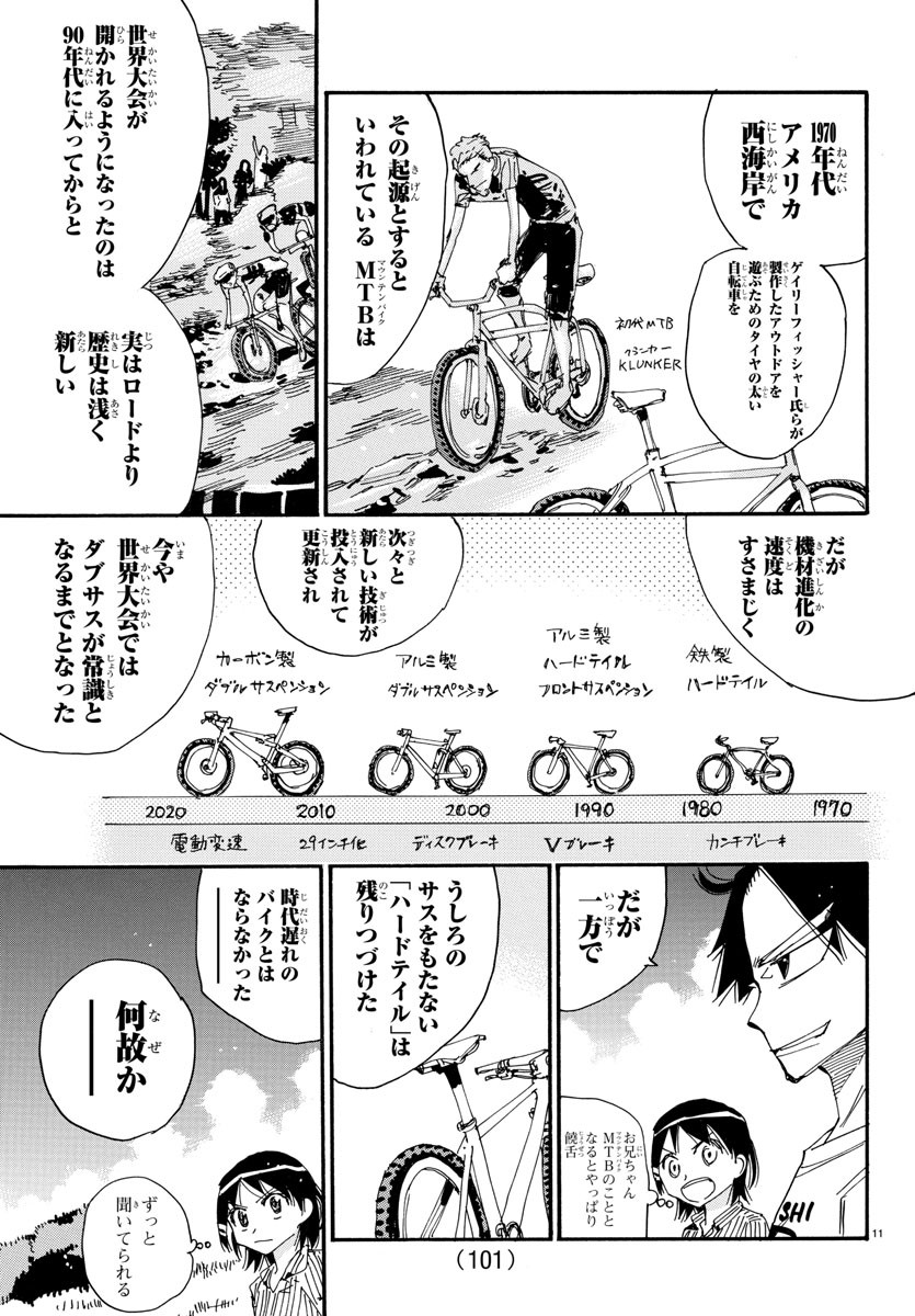 Yowamushi Pedal Chapter 580 11ページ