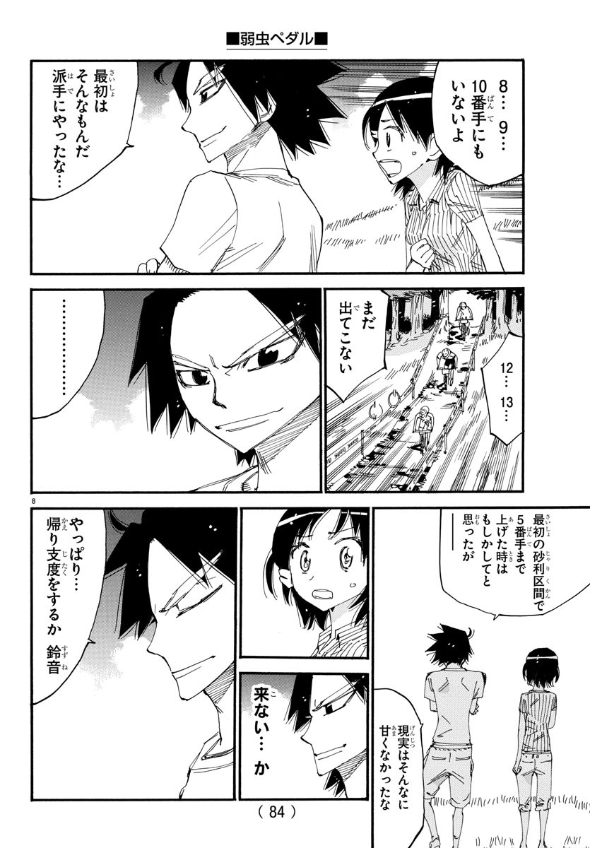 Yowamushi Pedal Chapter 582 8ページ