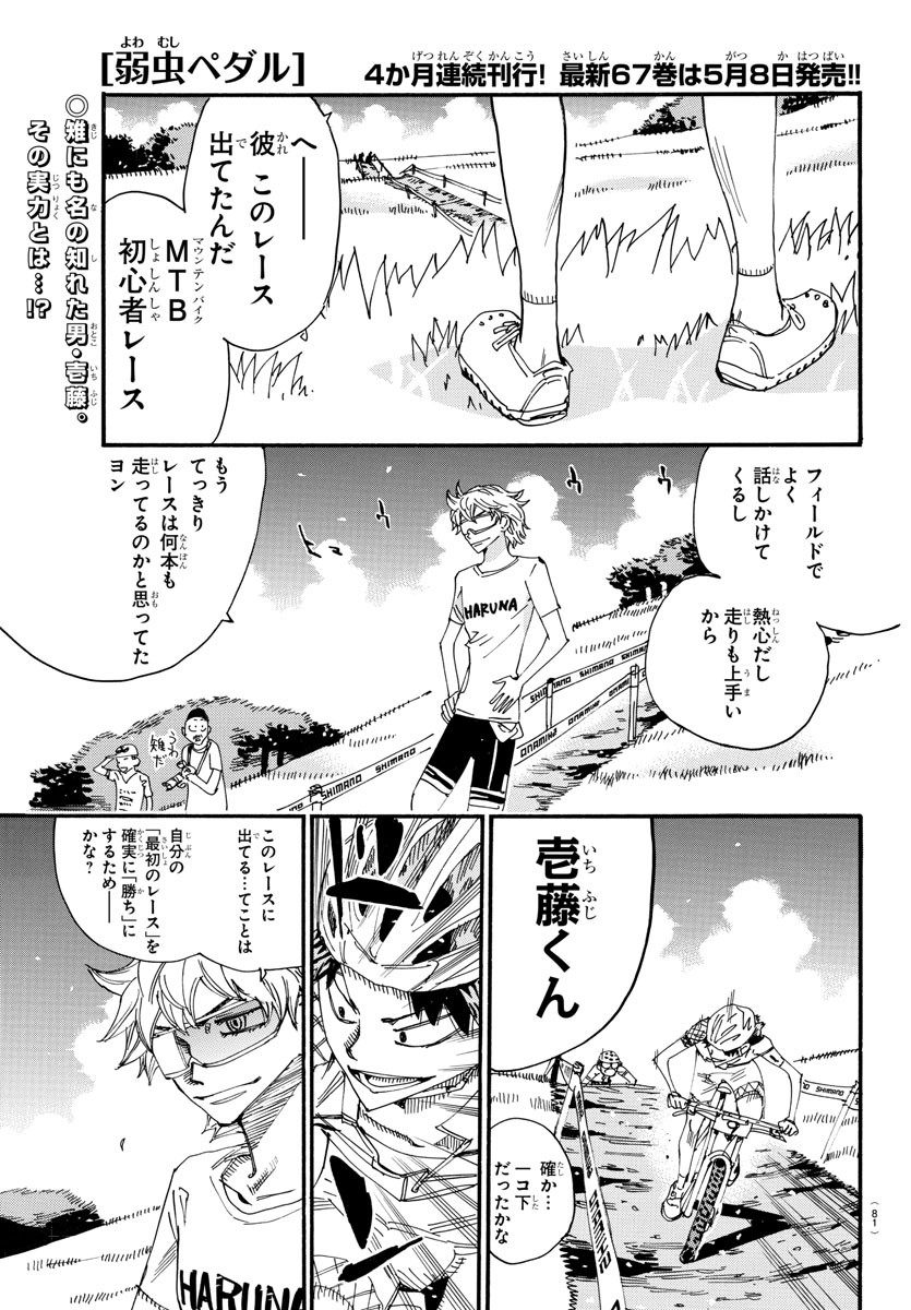 Yowamushi Pedal Chapter 588 1ページ