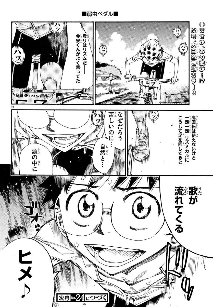 Yowamushi Pedal Chapter 589 22ページ