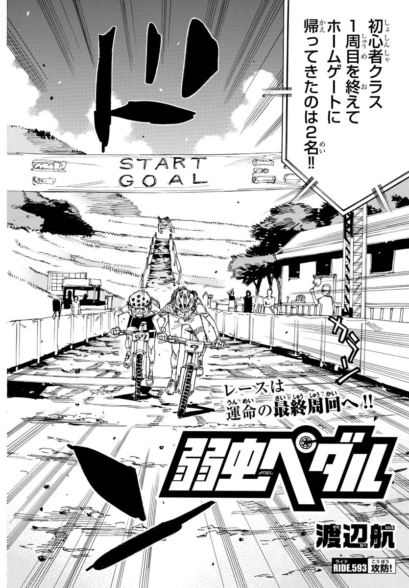 Yowamushi Pedal Chapter 593 2ページ