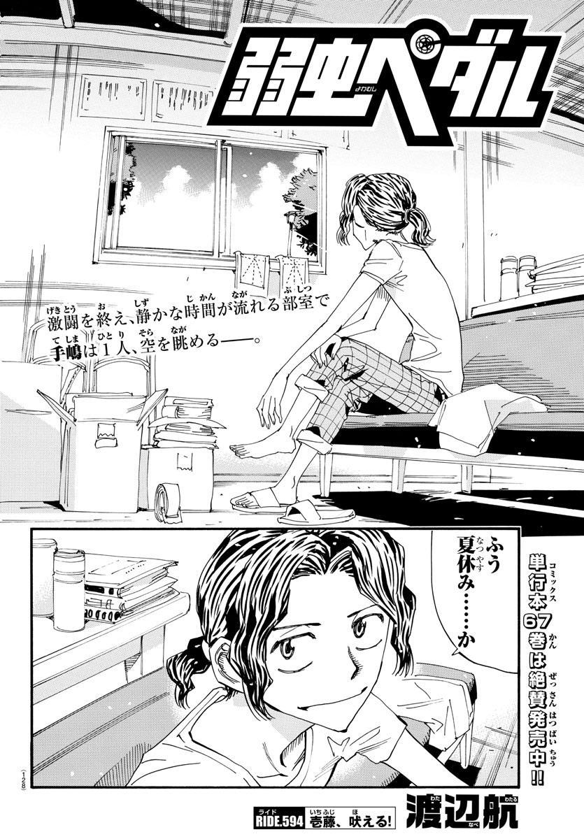 Yowamushi Pedal Chapter 594 2ページ