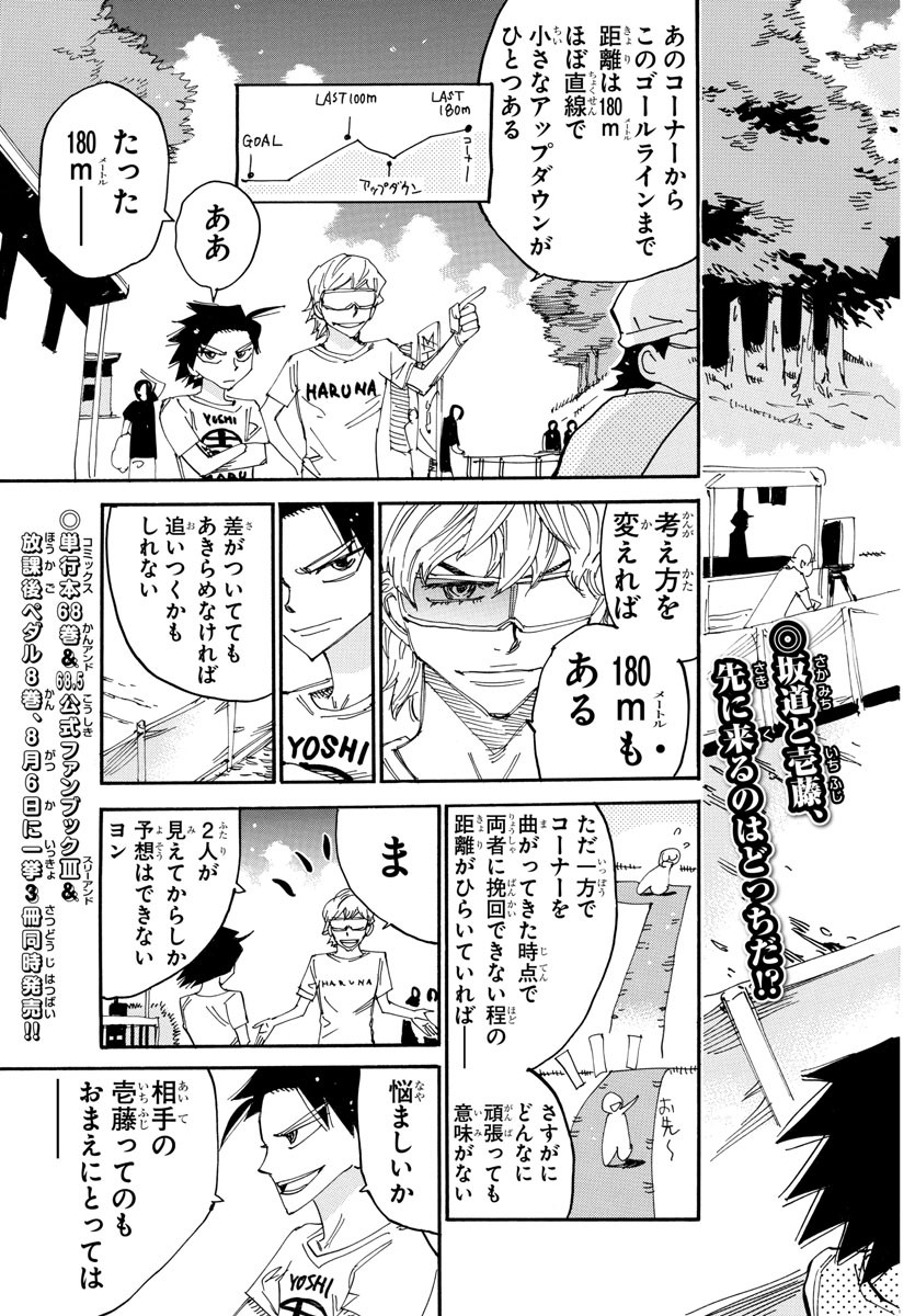 Yowamushi Pedal Chapter 598 5ページ