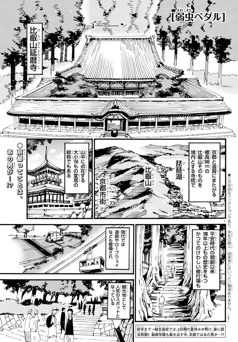 Yowamushi Pedal Chapter 604 1ページ