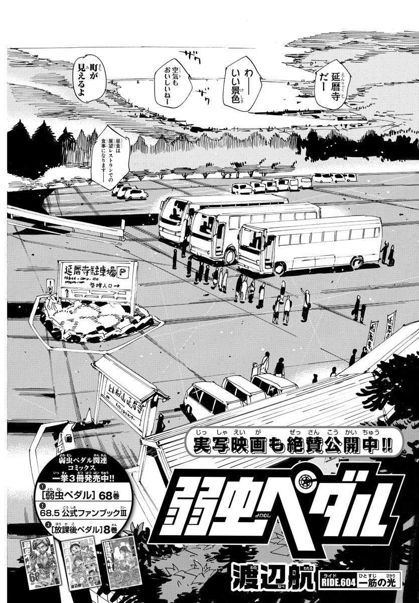 Yowamushi Pedal Chapter 604 2ページ