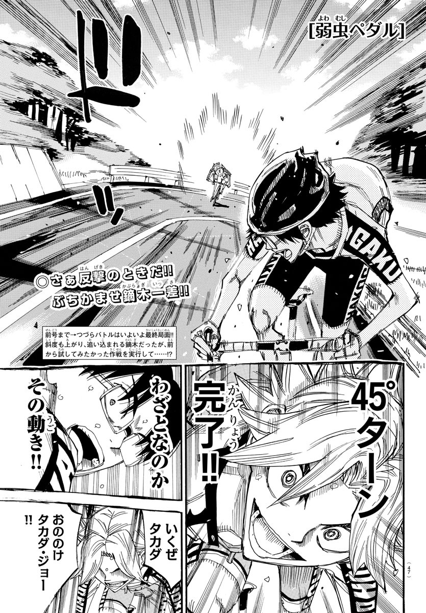Yowamushi Pedal Chapter 624 1ページ