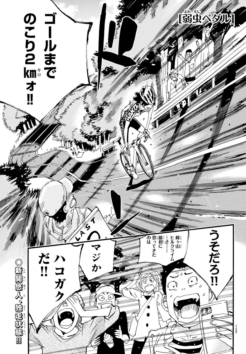Yowamushi Pedal Chapter 628 1ページ