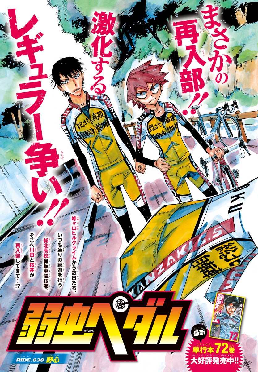 Yowamushi Pedal Chapter 638 2ページ