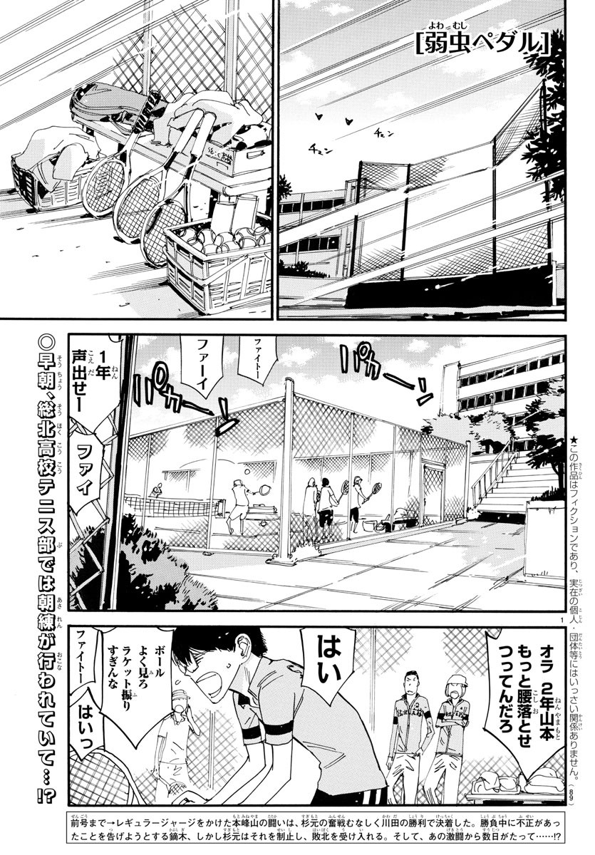 Yowamushi Pedal Chapter 645 1ページ