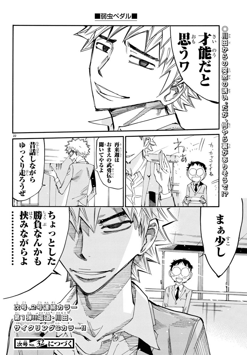 Yowamushi Pedal Chapter 645 22ページ