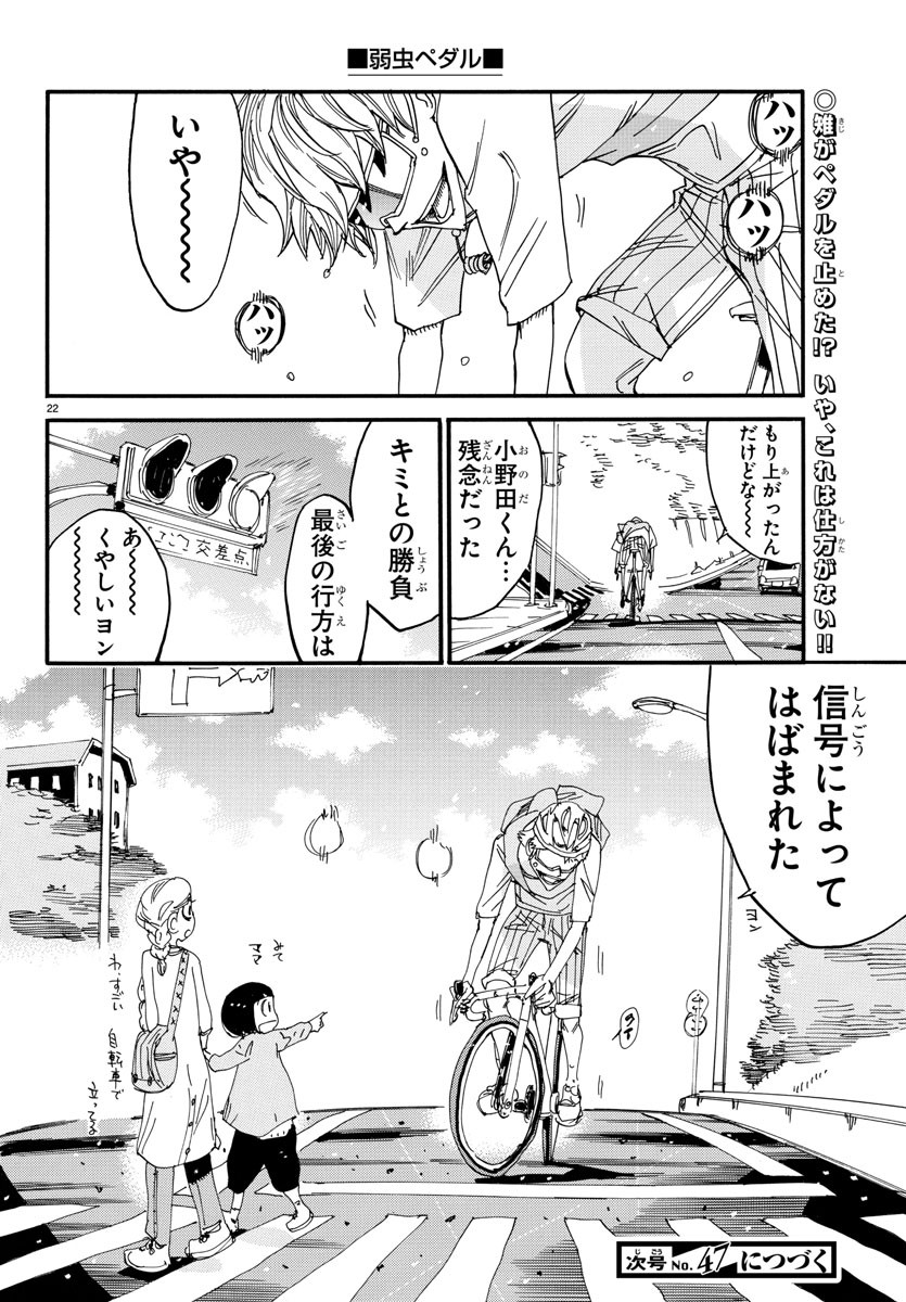 Yowamushi Pedal Chapter 659 22ページ