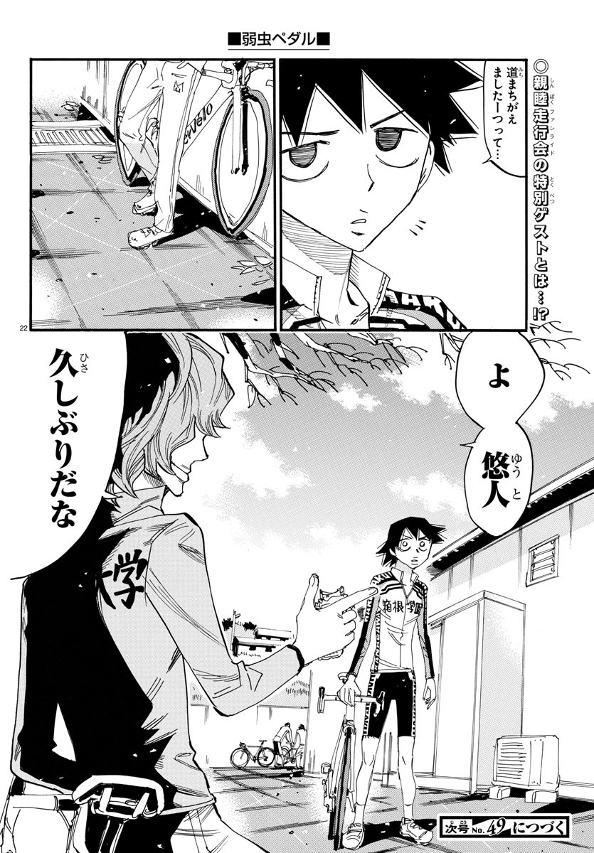 Yowamushi Pedal Chapter 660 22ページ