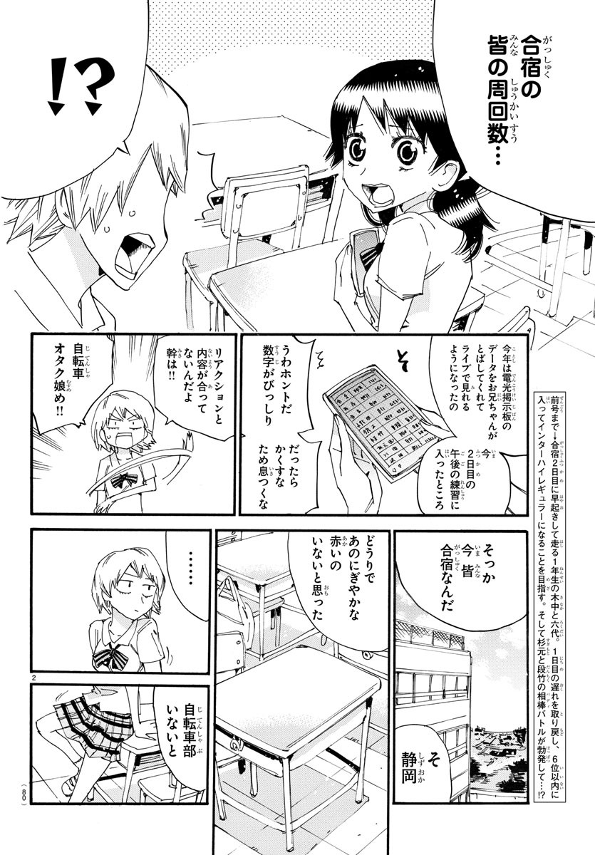 Yowamushi Pedal Chapter 732 3ページ