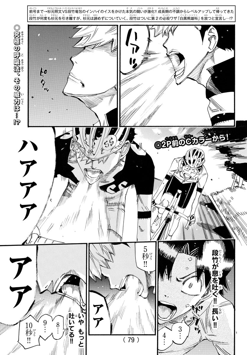 Yowamushi Pedal Chapter 741 2ページ