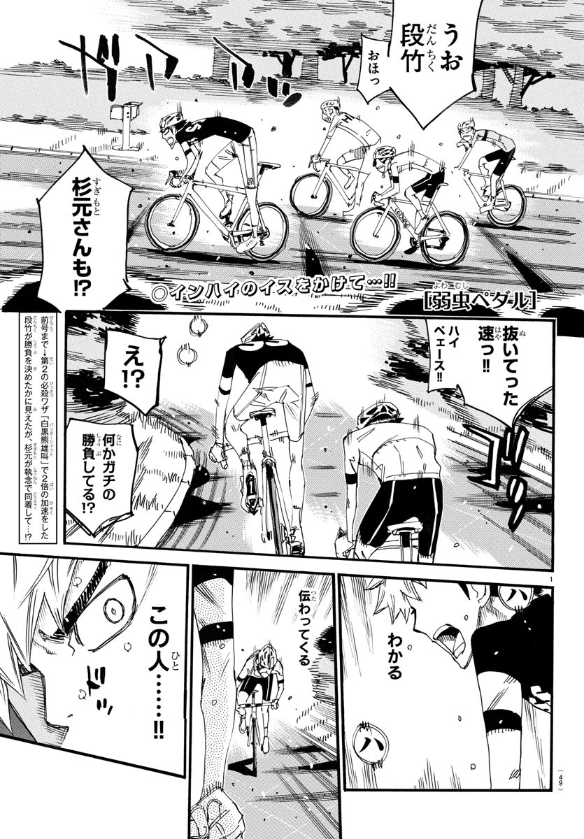 Yowamushi Pedal Chapter 742 1ページ