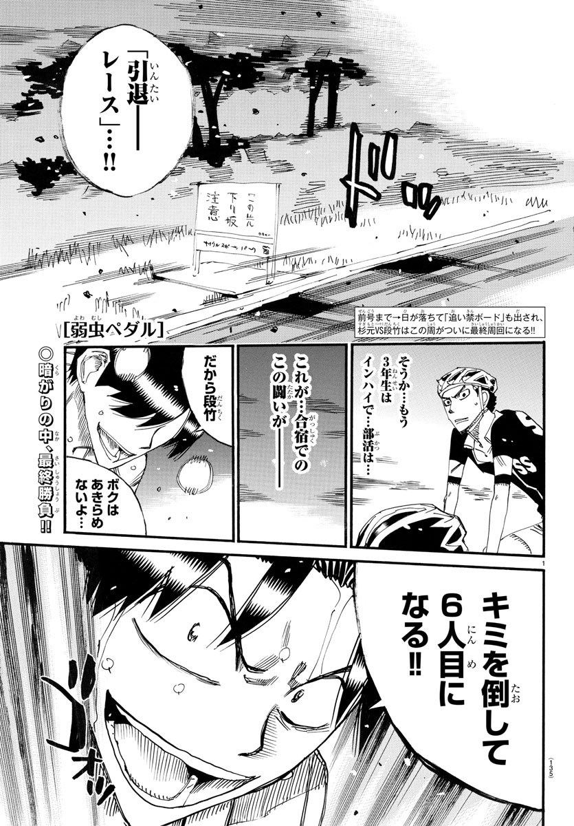 Yowamushi Pedal Chapter 744 1ページ