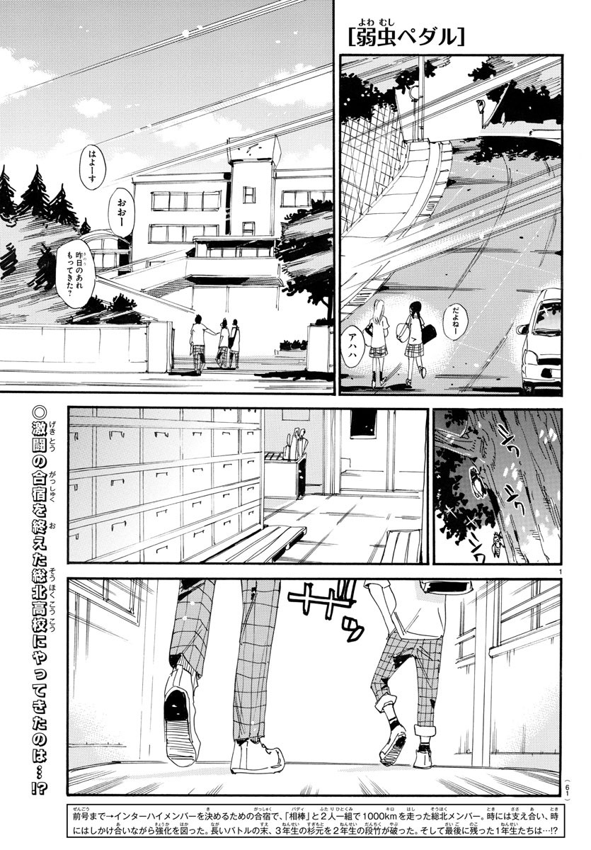 Yowamushi Pedal Chapter 750 1ページ