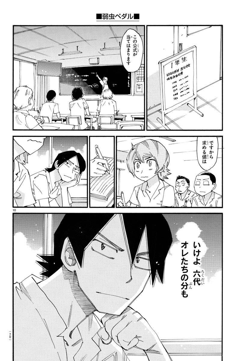 Yowamushi Pedal Chapter 750 10ページ