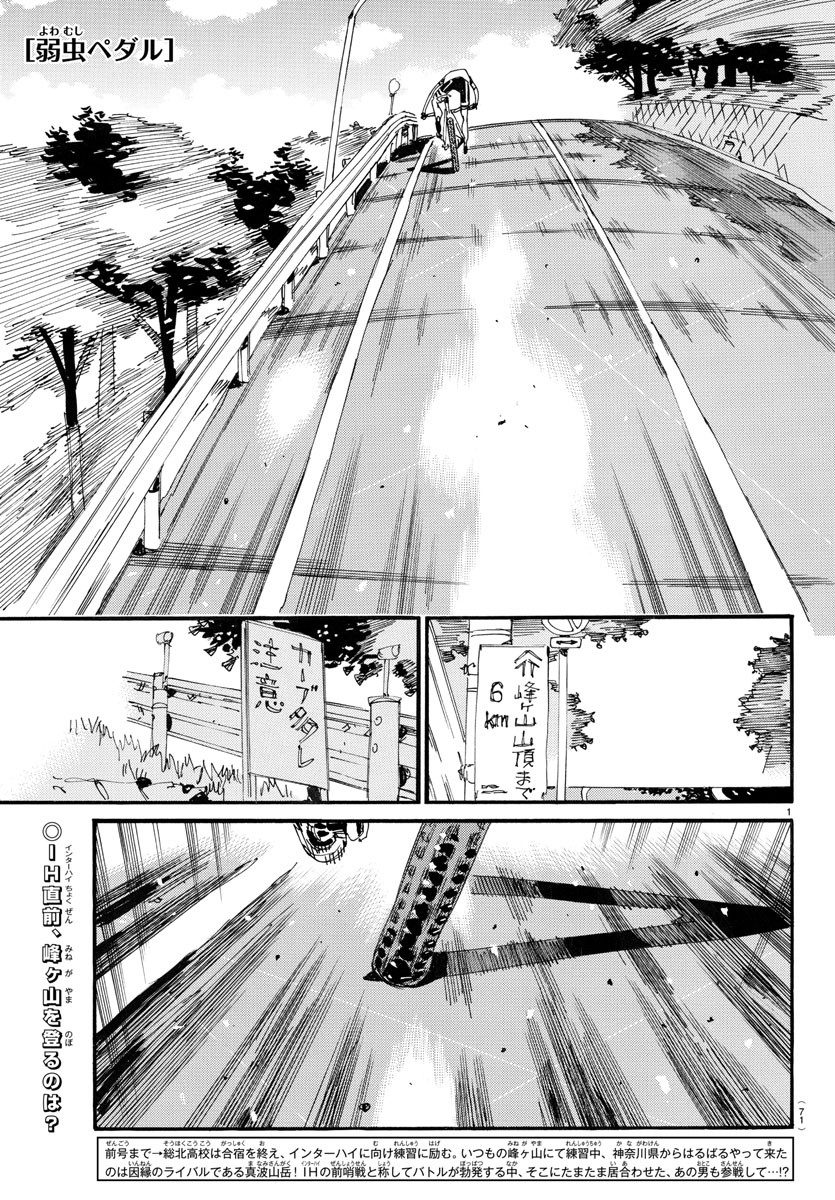 Yowamushi Pedal Chapter 753 1ページ