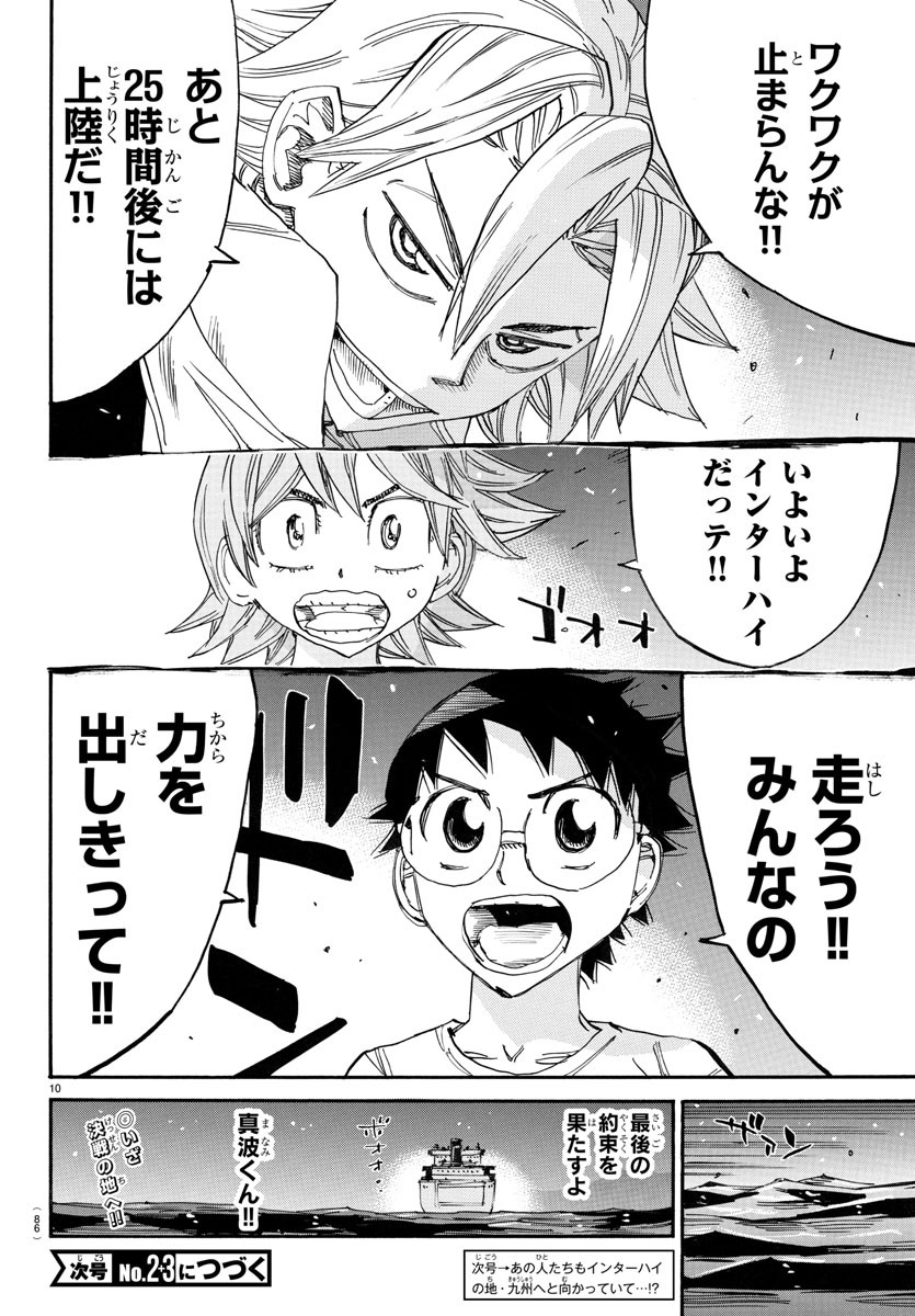 Yowamushi Pedal Chapter 754 10ページ