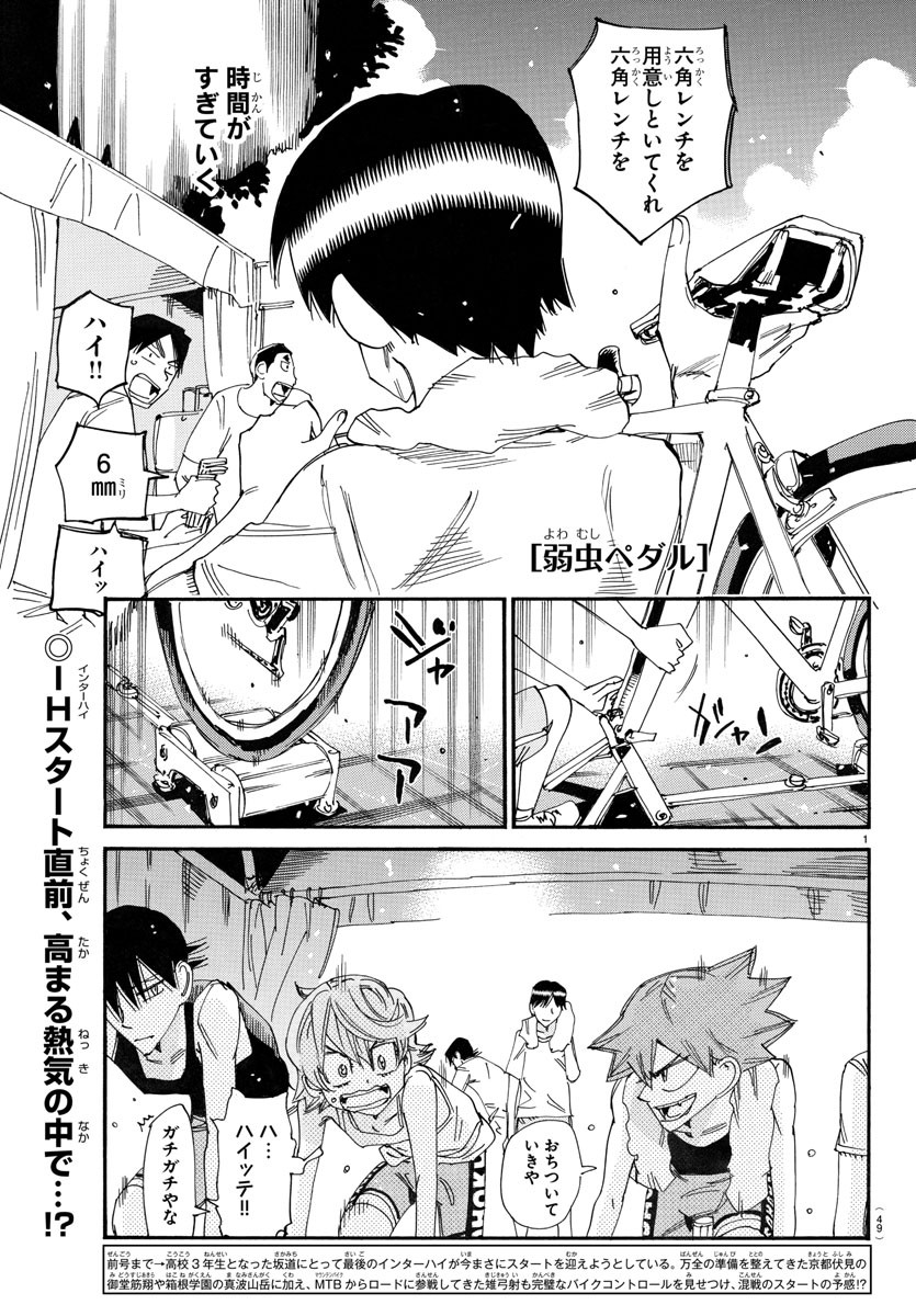 Yowamushi Pedal Chapter 761 1ページ