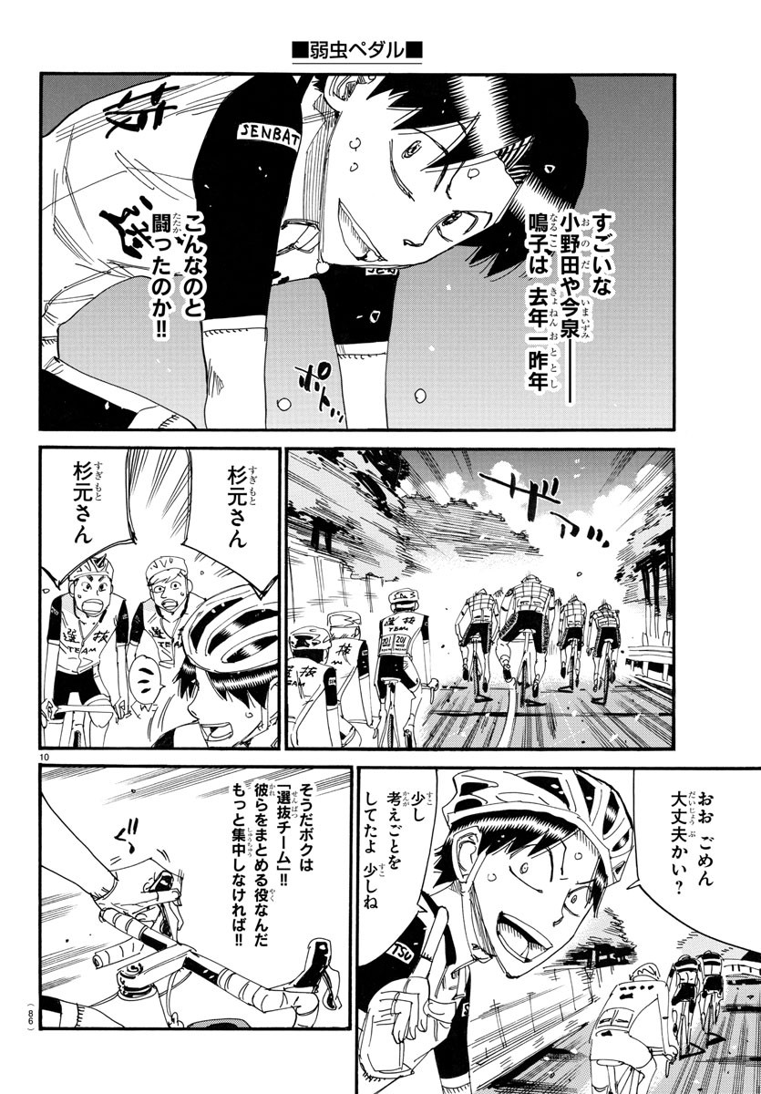 Yowamushi Pedal Chapter 783 10ページ