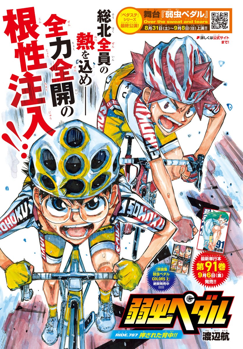Yowamushi Pedal Chapter 787 1ページ