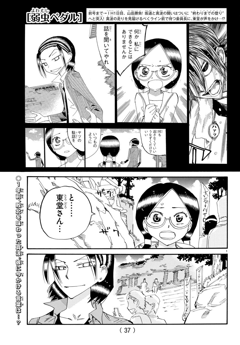 Yowamushi Pedal Chapter 795 1ページ