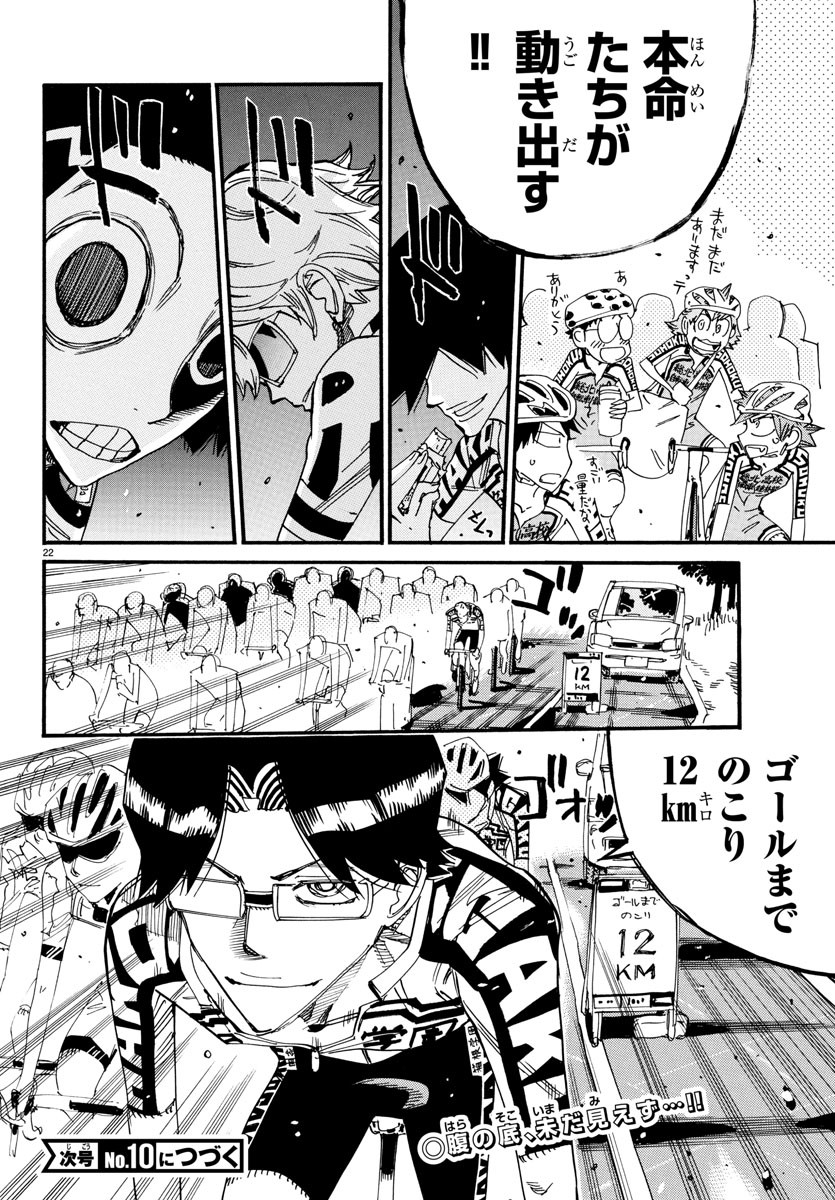 Yowamushi Pedal Chapter 805 22ページ