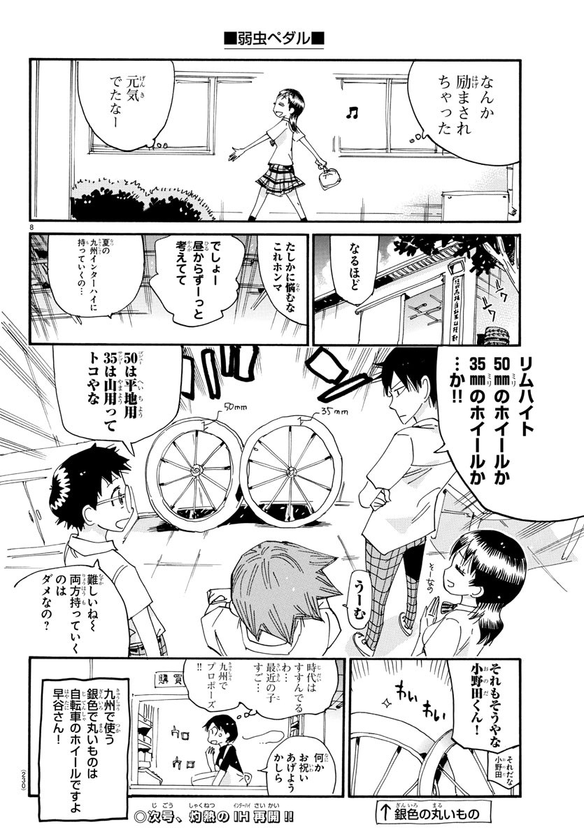 Yowamushi Pedal Chapter 829.5 8ページ