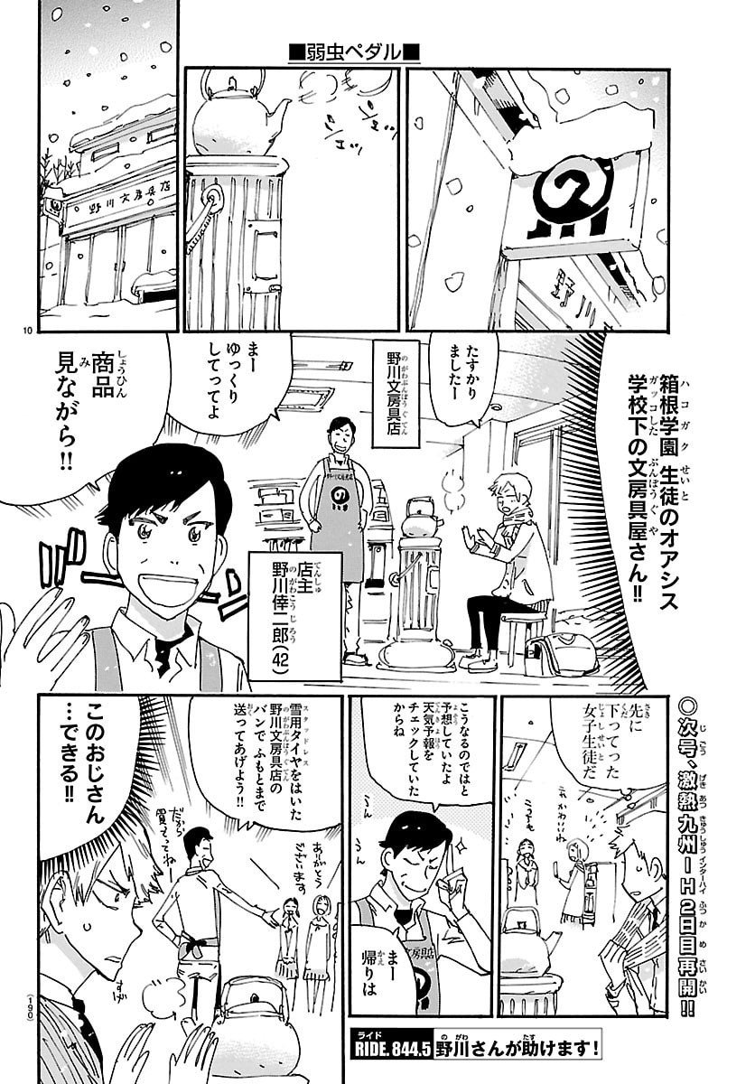 Yowamushi Pedal Chapter 844.5 10ページ