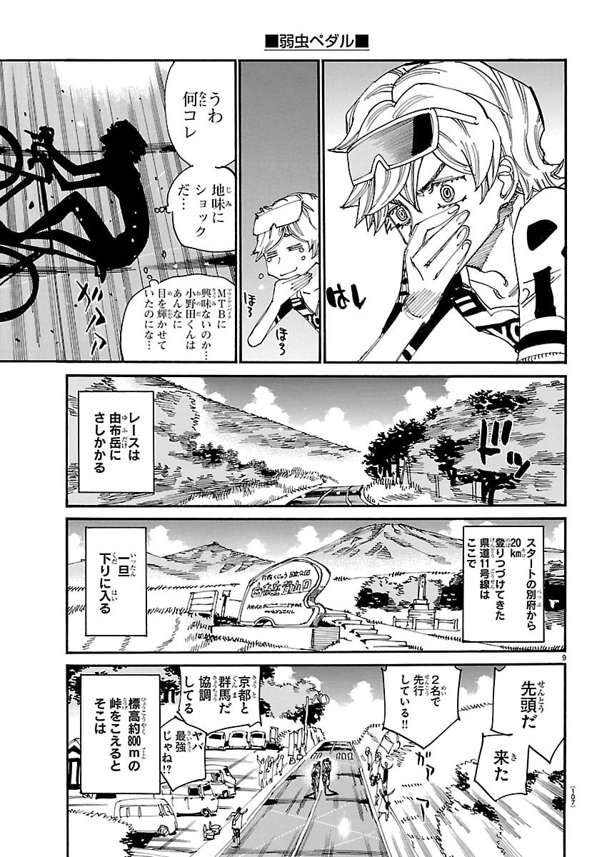 Yowamushi Pedal Chapter 855 9ページ