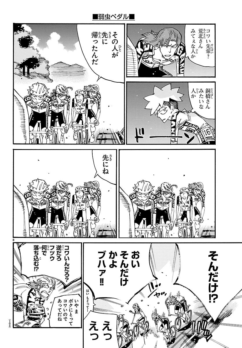 Yowamushi Pedal Chapter 859 8ページ