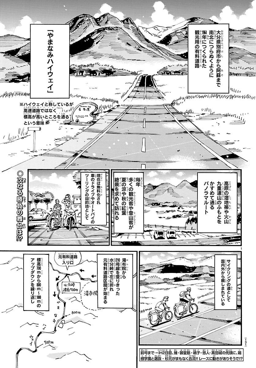 Yowamushi Pedal Chapter 860 1ページ