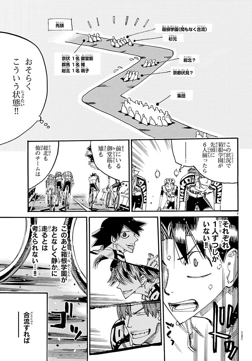 Yowamushi Pedal Chapter 860 7ページ