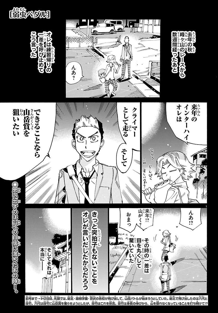 Yowamushi Pedal Chapter 864 1ページ