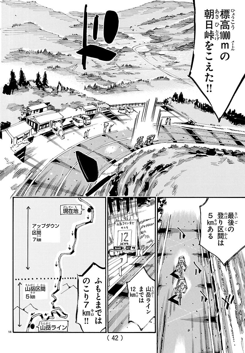 Yowamushi Pedal Chapter 864 14ページ