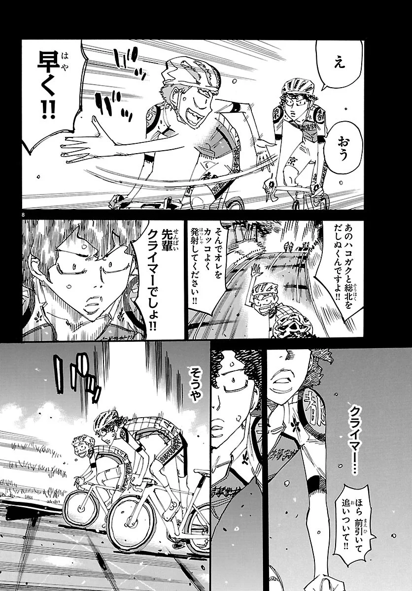 Yowamushi Pedal Chapter 873 8ページ