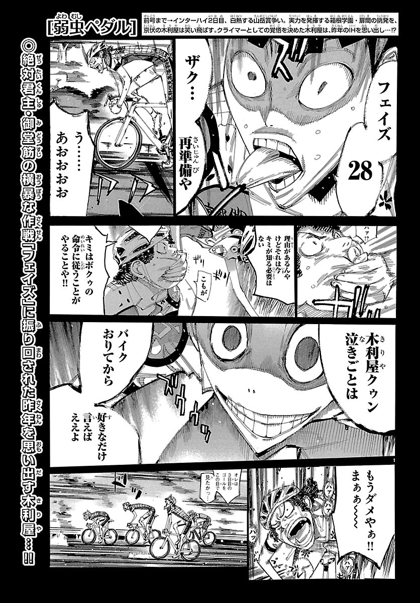Yowamushi Pedal Chapter 875 1ページ