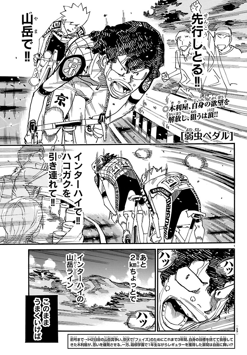 Yowamushi Pedal Chapter 876 1ページ