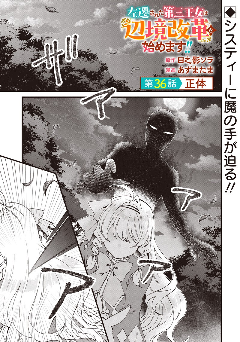 Sasen sareta Dai San Oujo wa Henkyou Kaikaku wo Hajimemasu!! Chapter 36 1ページ