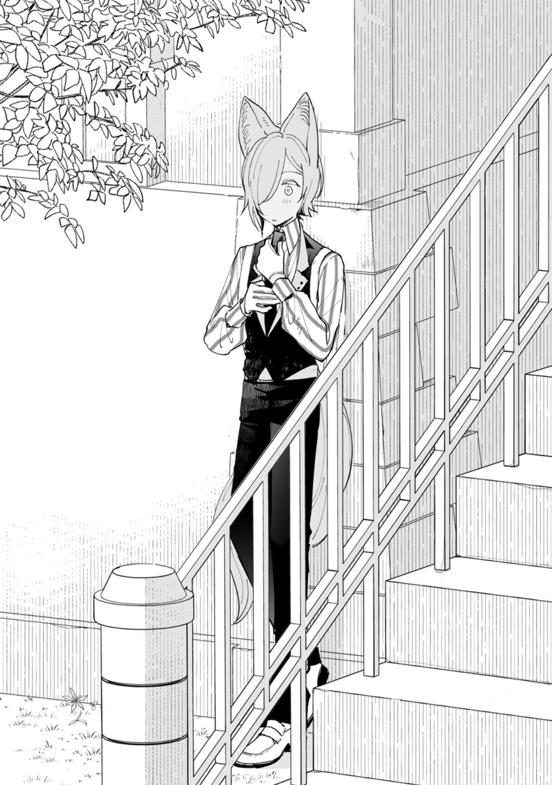Seijo Janai to Tsuihou saretanode, Mofumofu Juusha (Seijuu) to Onigiri wo Nigiru Chapter 53.1 1ページ