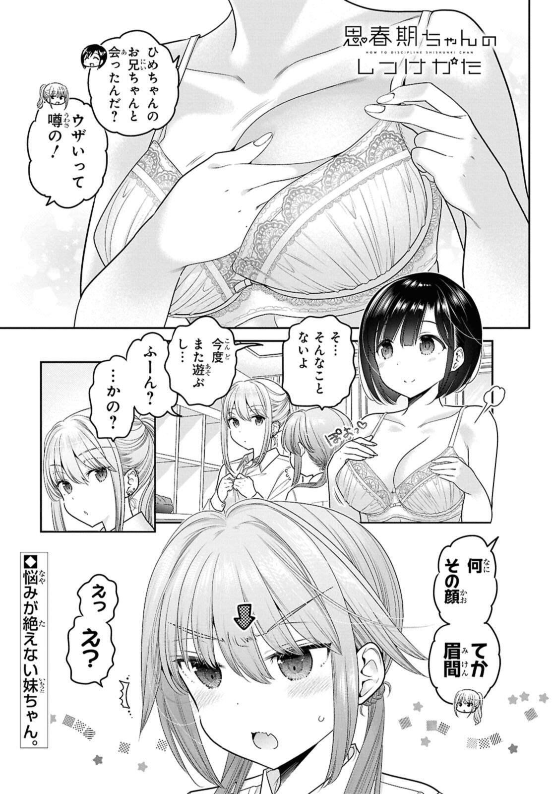 Shishunki-chan no Shitsukekata Chapter 52.1 1ページ
