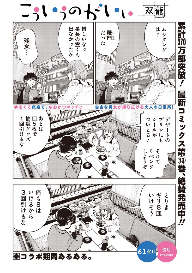 Kouiu no Gaii Chapter 61.2 1ページ