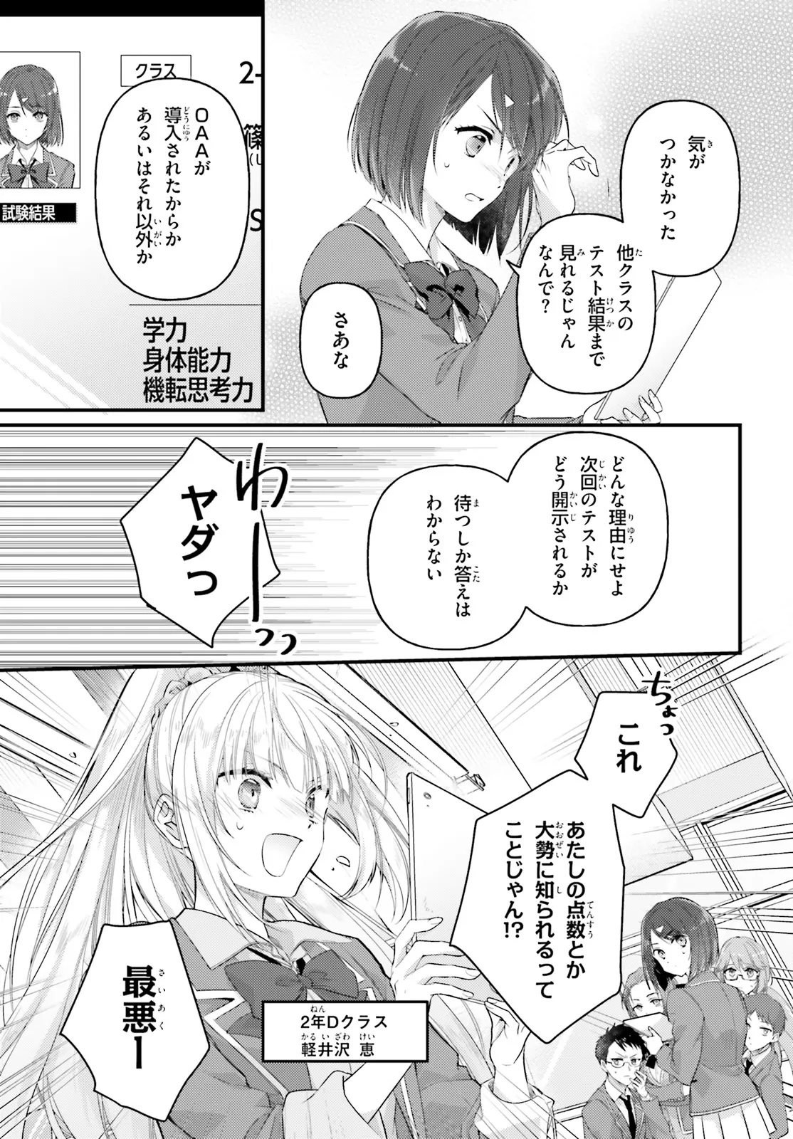 Youkoso Jitsuryoku Shijou Shugi no Kyoushitsu e Chapter 1.2 6ページ