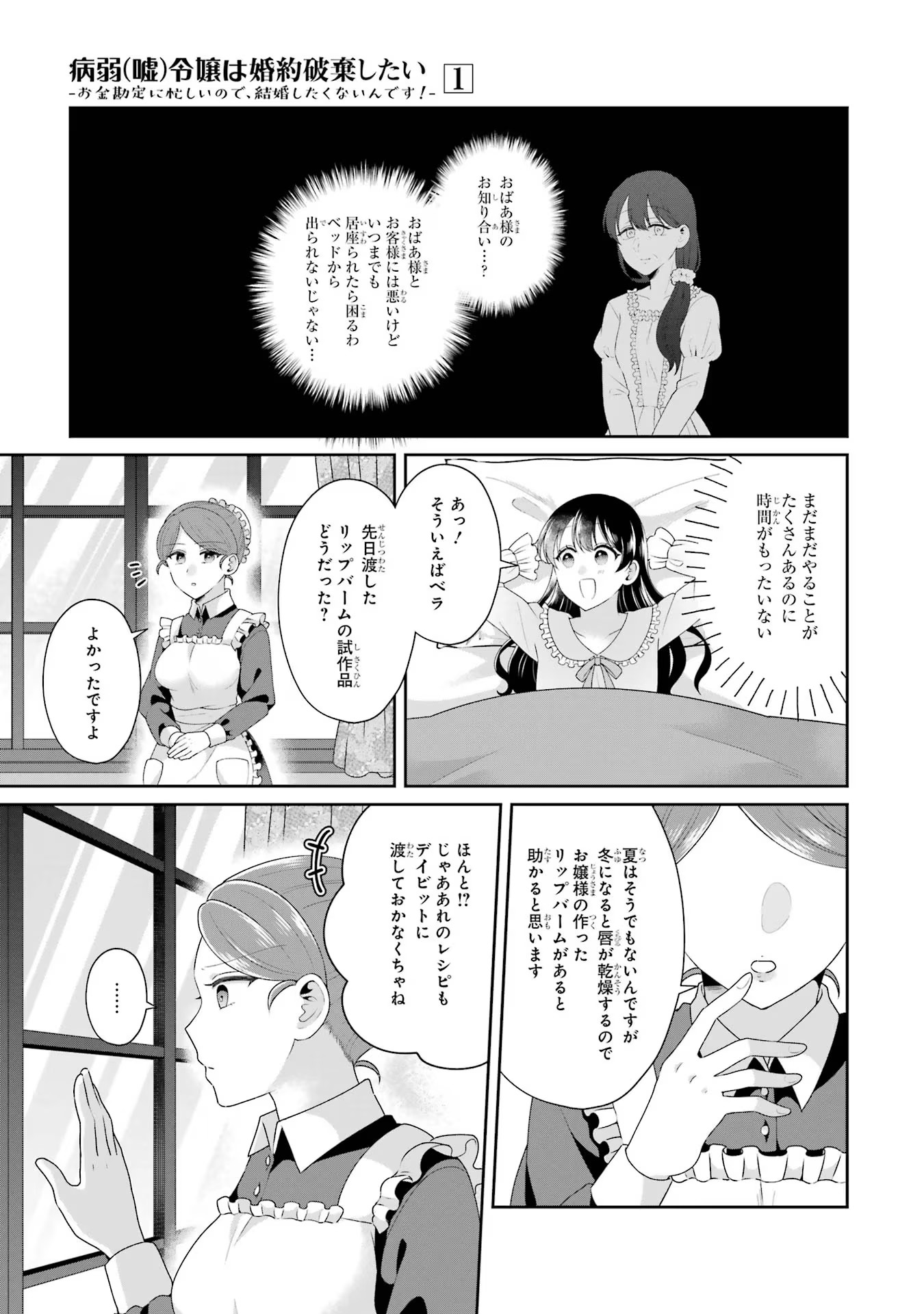 Byoujaku (Uso) Reijou wa Konyaku Haki shitai - Okane Kanjou ni Isogashii no de, Kekkon shitakunain desu! Chapter 3 23ページ