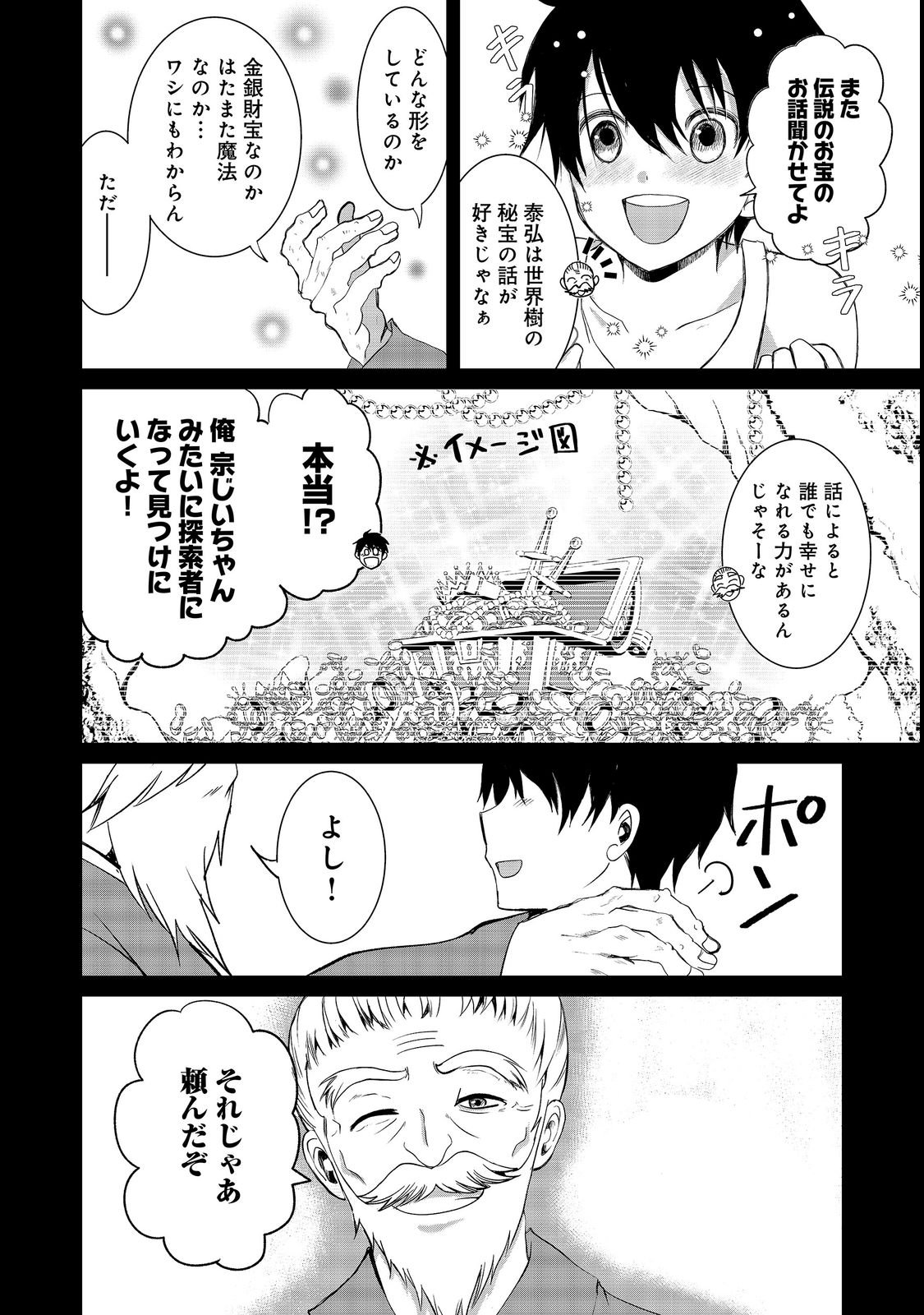 Chiisa na Fenrir to Dekkai Dungeon Chapter 1 8ページ