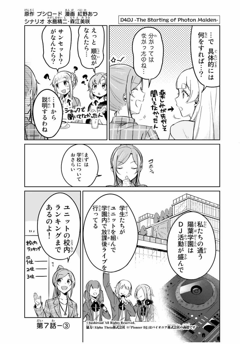 D4DJ -The Starting of Photon Maiden- Chapter 7.3 1ページ