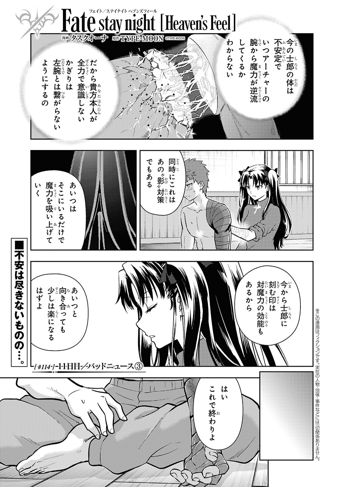 Fate/Stay Night - Heaven's Feel Chapter 114 1ページ